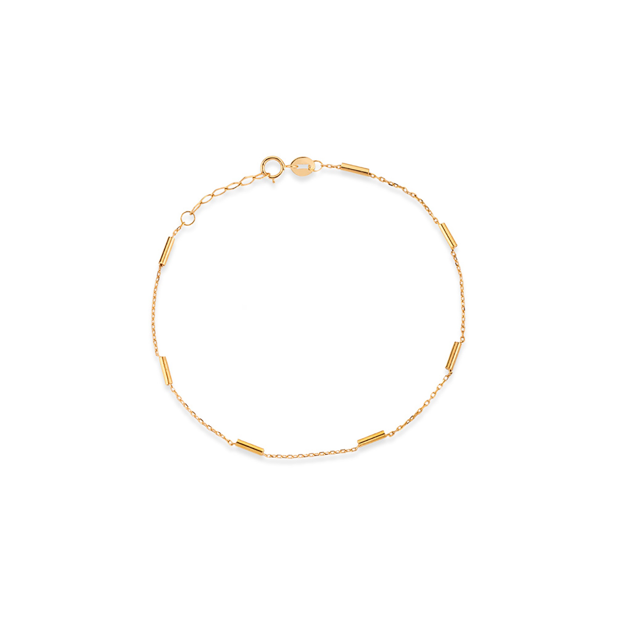 دستبند زنجير طلا  کد BMOH123