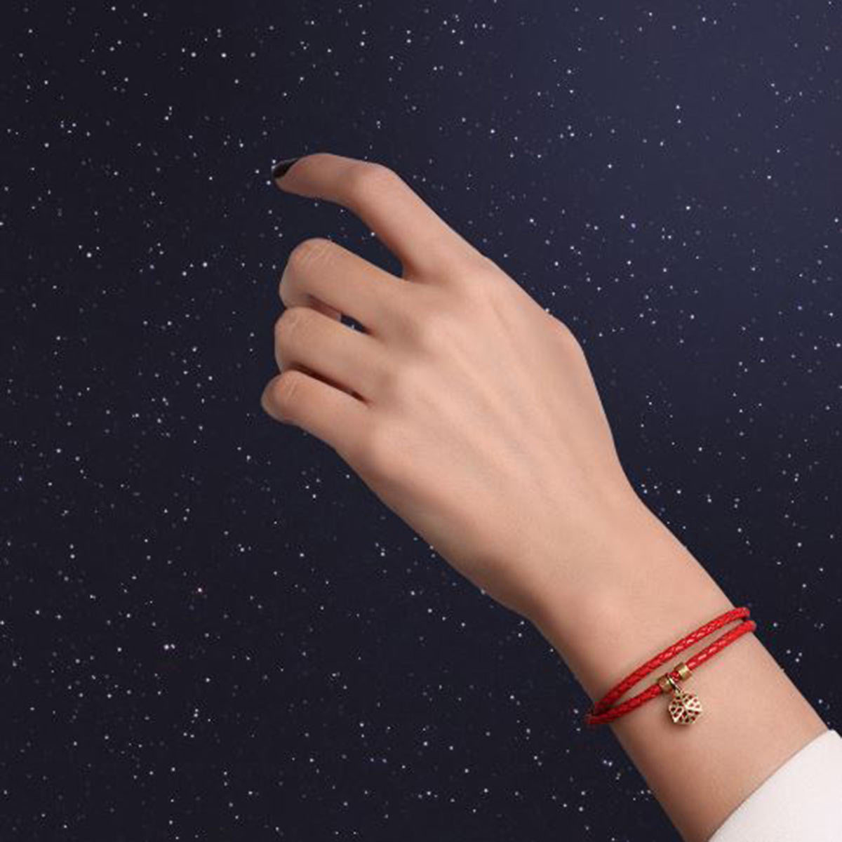 دستبند چرم و طلا  کد BTR059