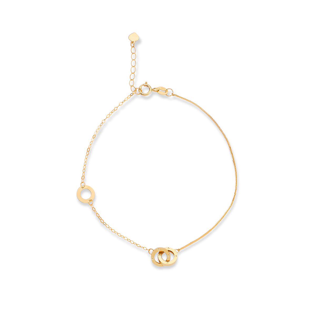 دستبند زنجير طلا لاو کارتیه کد BMR521