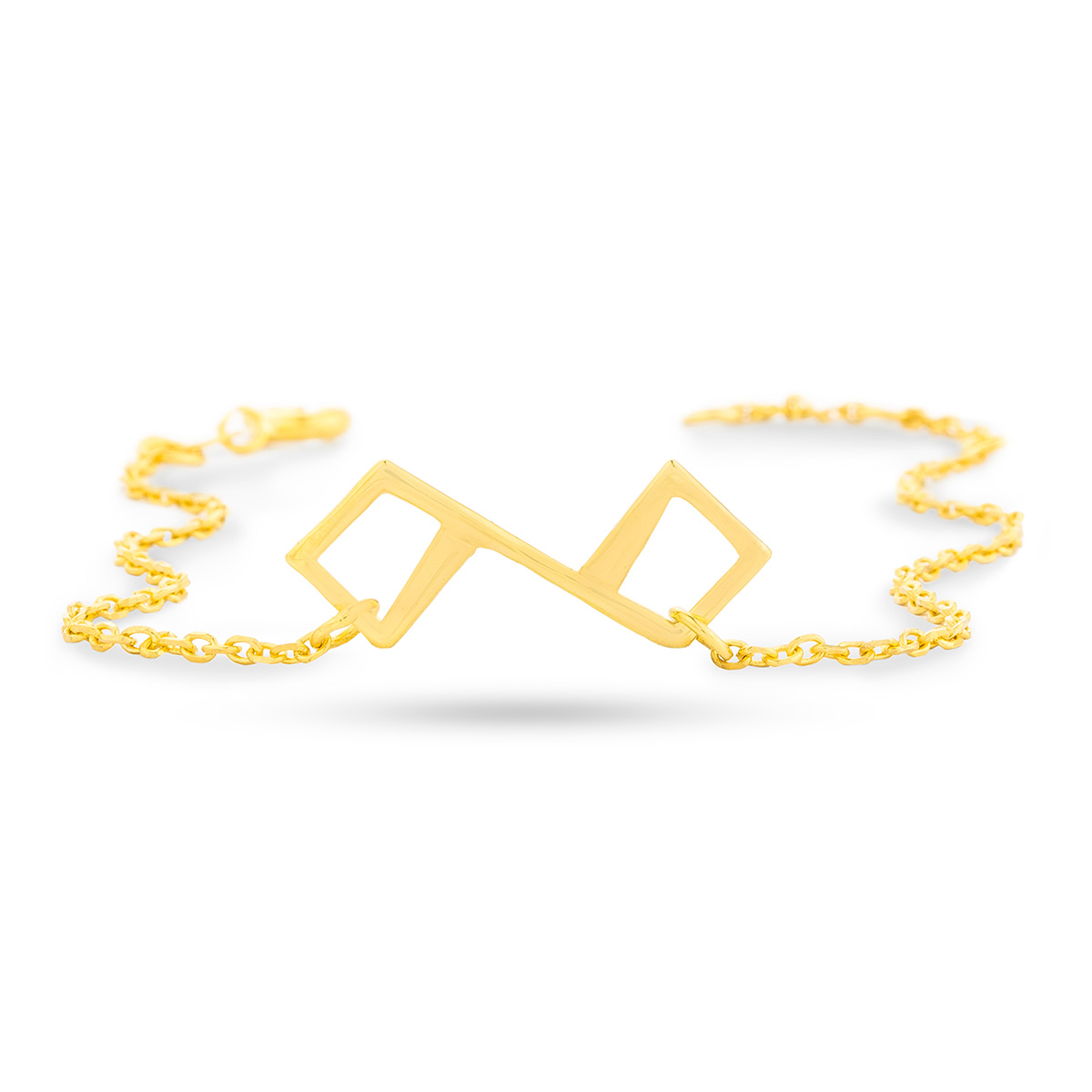 دستبند زنجير طلا  کد BMH048