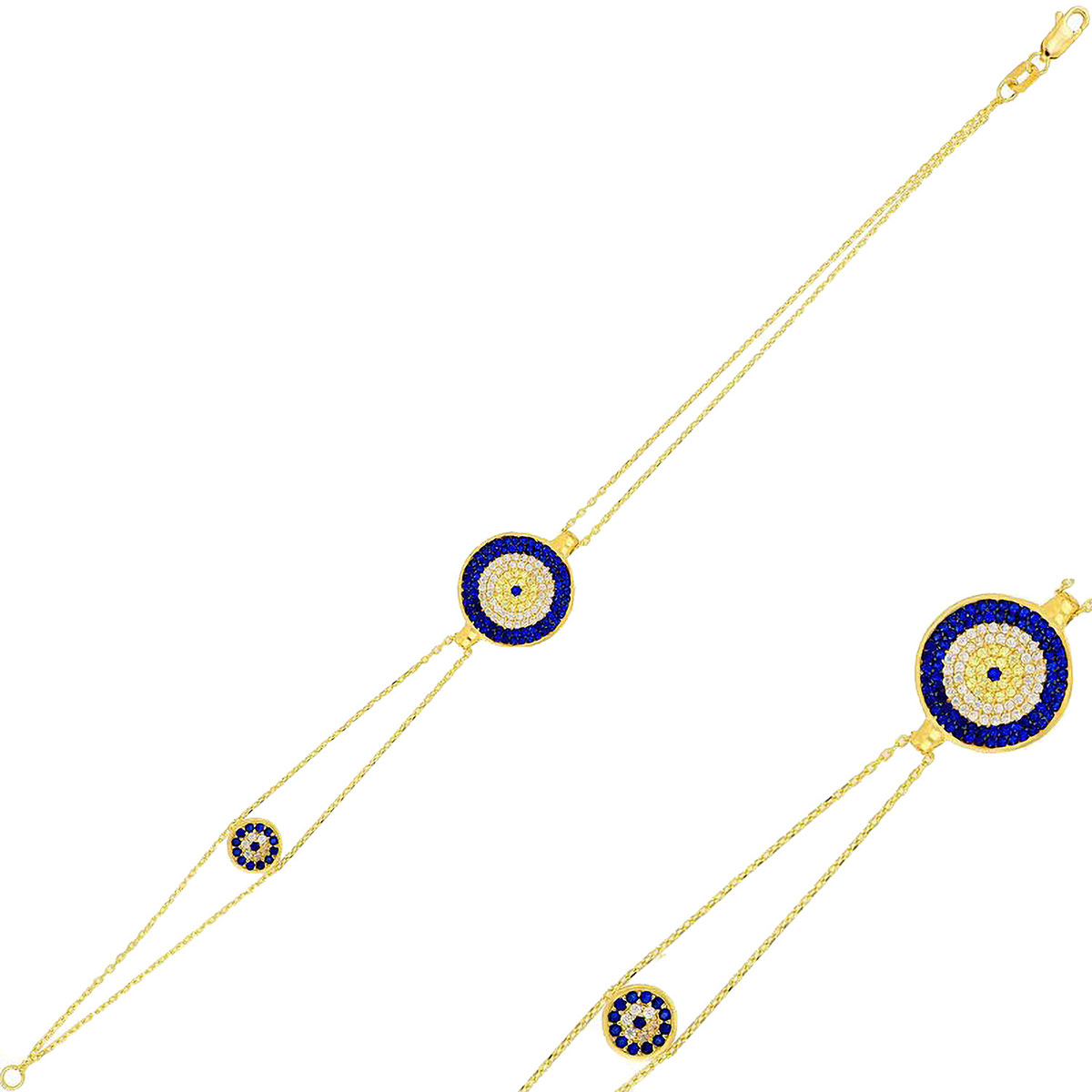 دستبند زنجير طلا  کد RS-73
