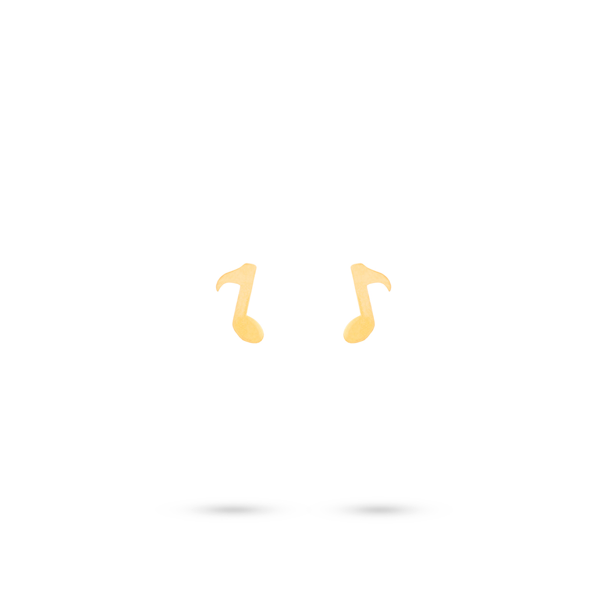 گوشواره گوشواره میخی طلا طرح نت کد ER020