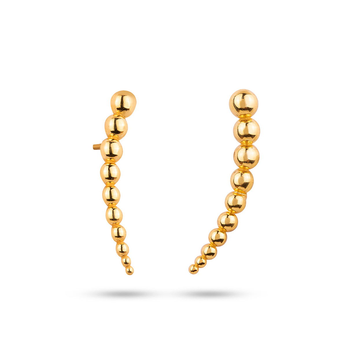 گوشواره گوشواره میخی طلا طرح داریو کد EM446