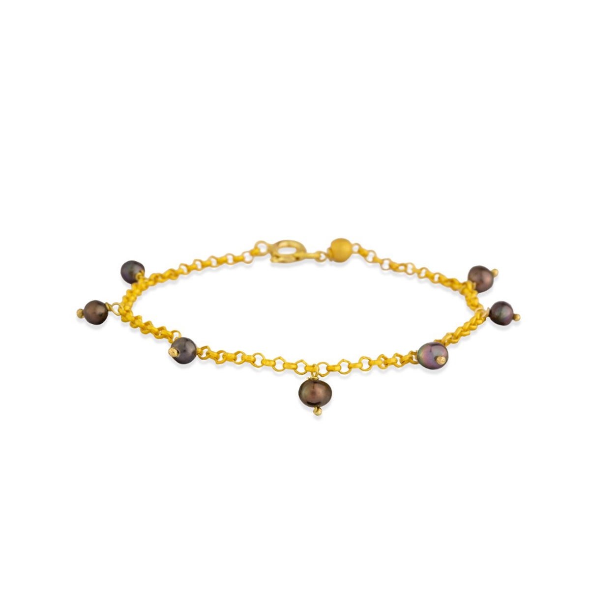 دستبند زنجير طلا  کد BT087