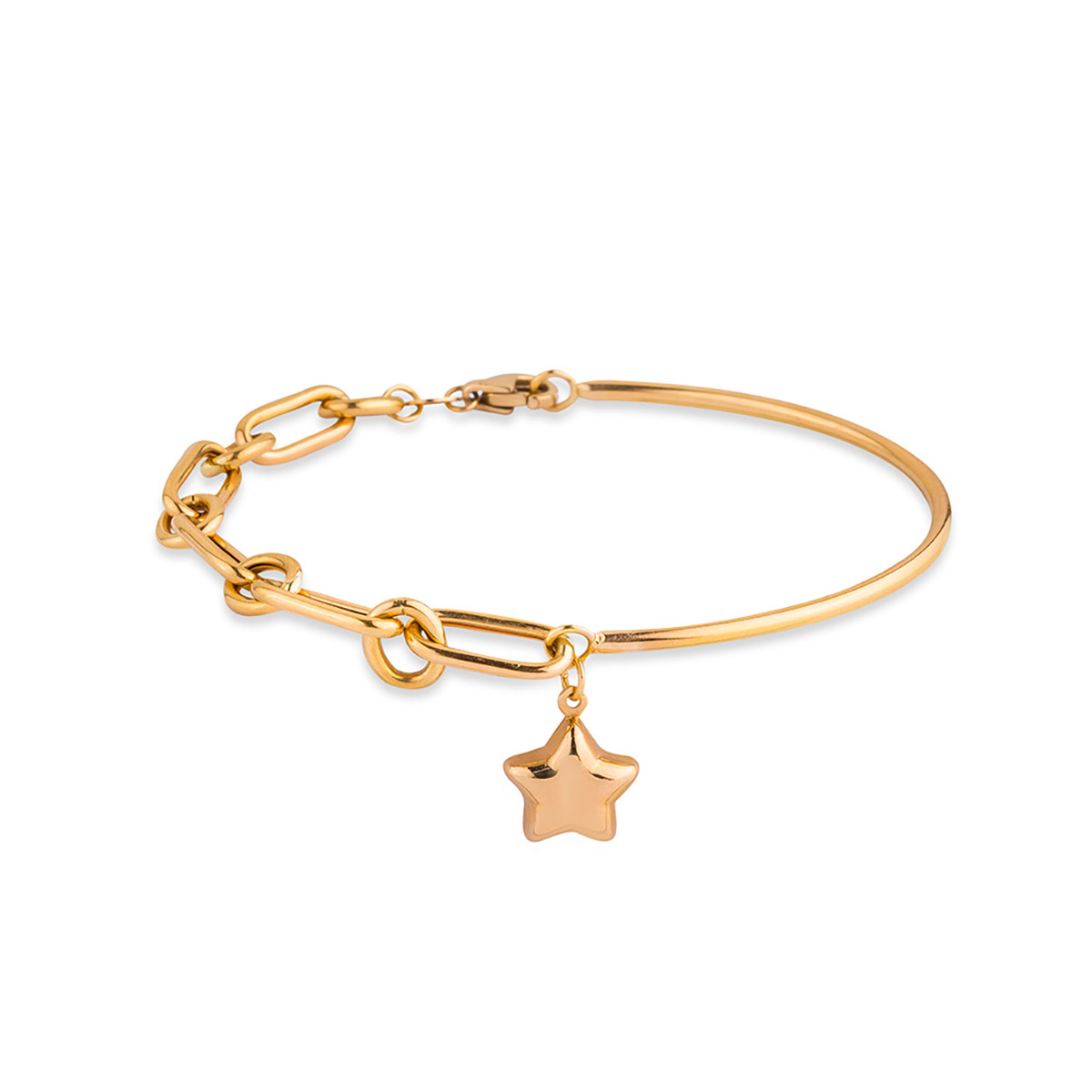 دستبند زنجير طلا  کد BMOH042