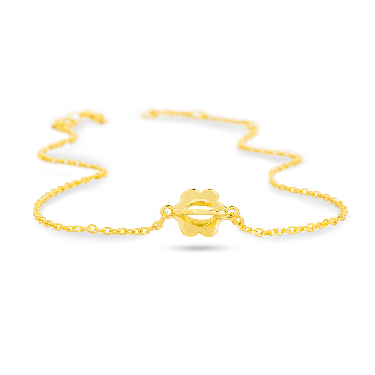 دستبند زنجير طلا  کد BMH033