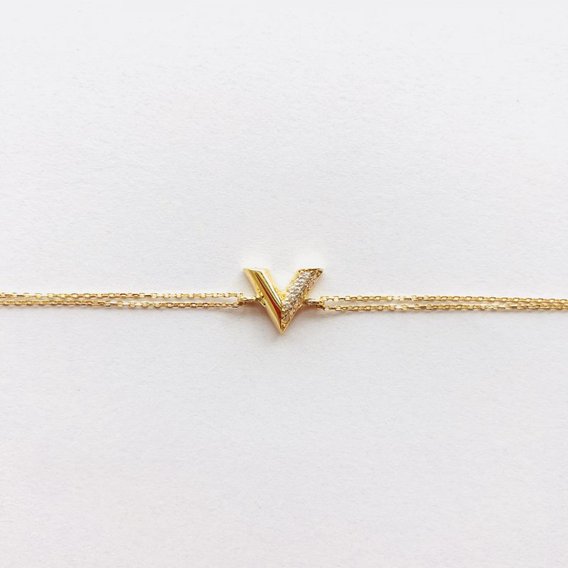 دستبند زنجير طلا  کد RS-797