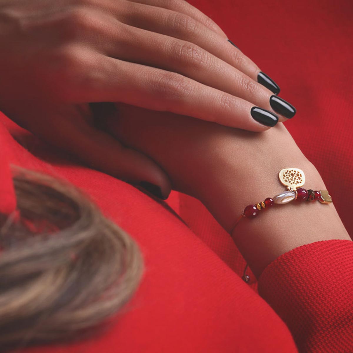 دستبند سنگی  کد BSH156