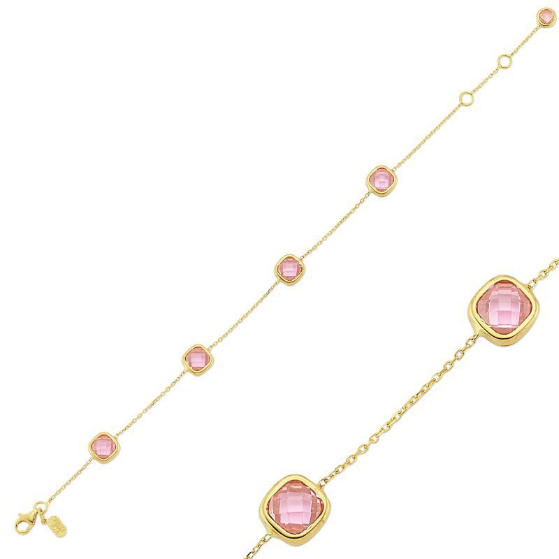 دستبند زنجير طلا  کد MRCB-10