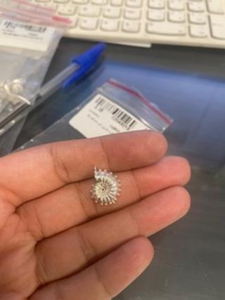 گردنبند حلزون توربینی لیلی شاه کد NSi-1191