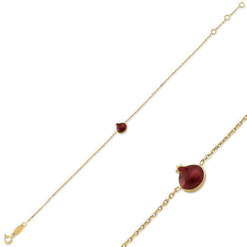 دستبند زنجير طلا  کد RSB-1123