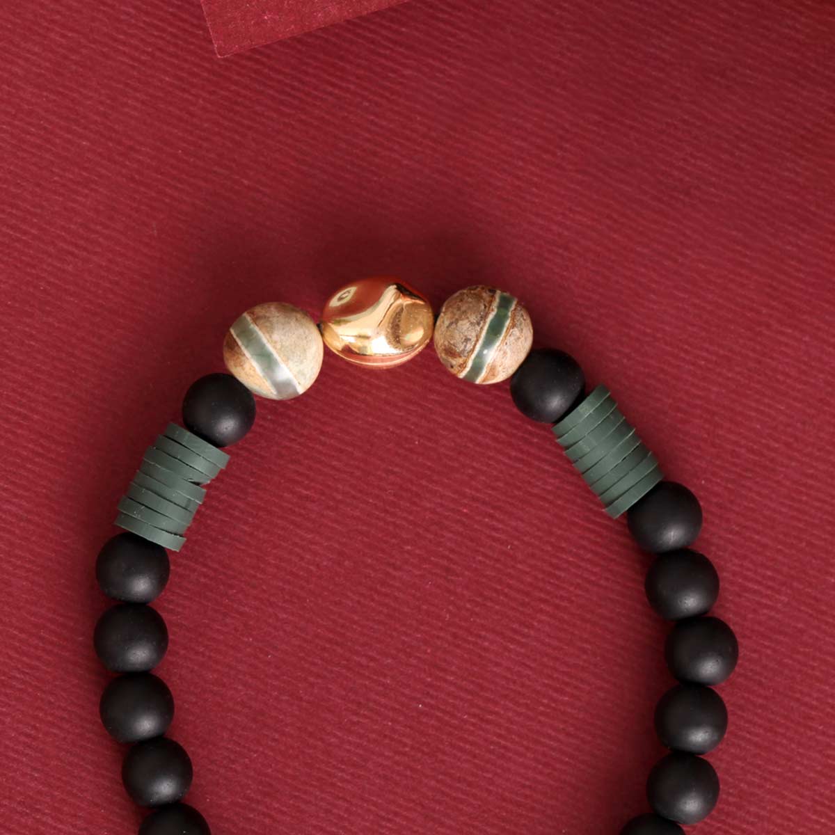 دستبند سنگی  کد BSH256