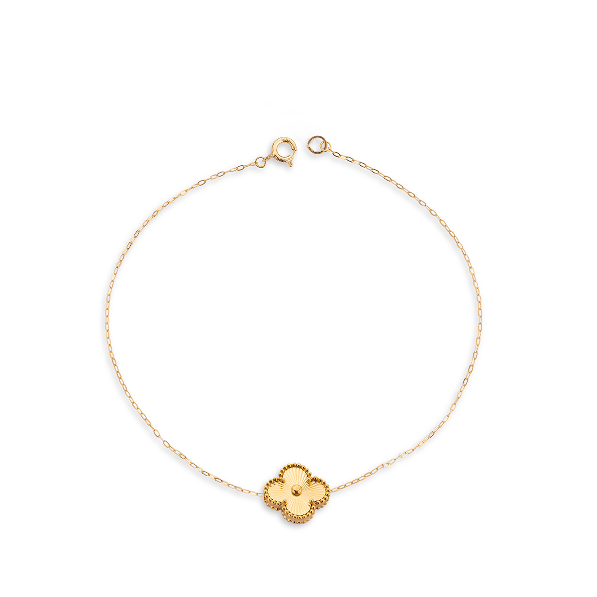 دستبند زنجير طلا  کد BMR493