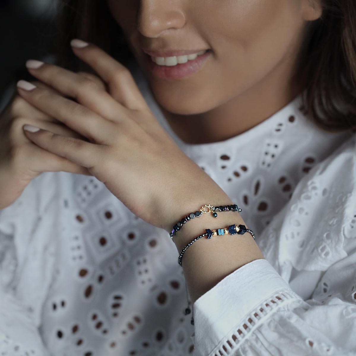 دستبند سنگی  کد BSH195