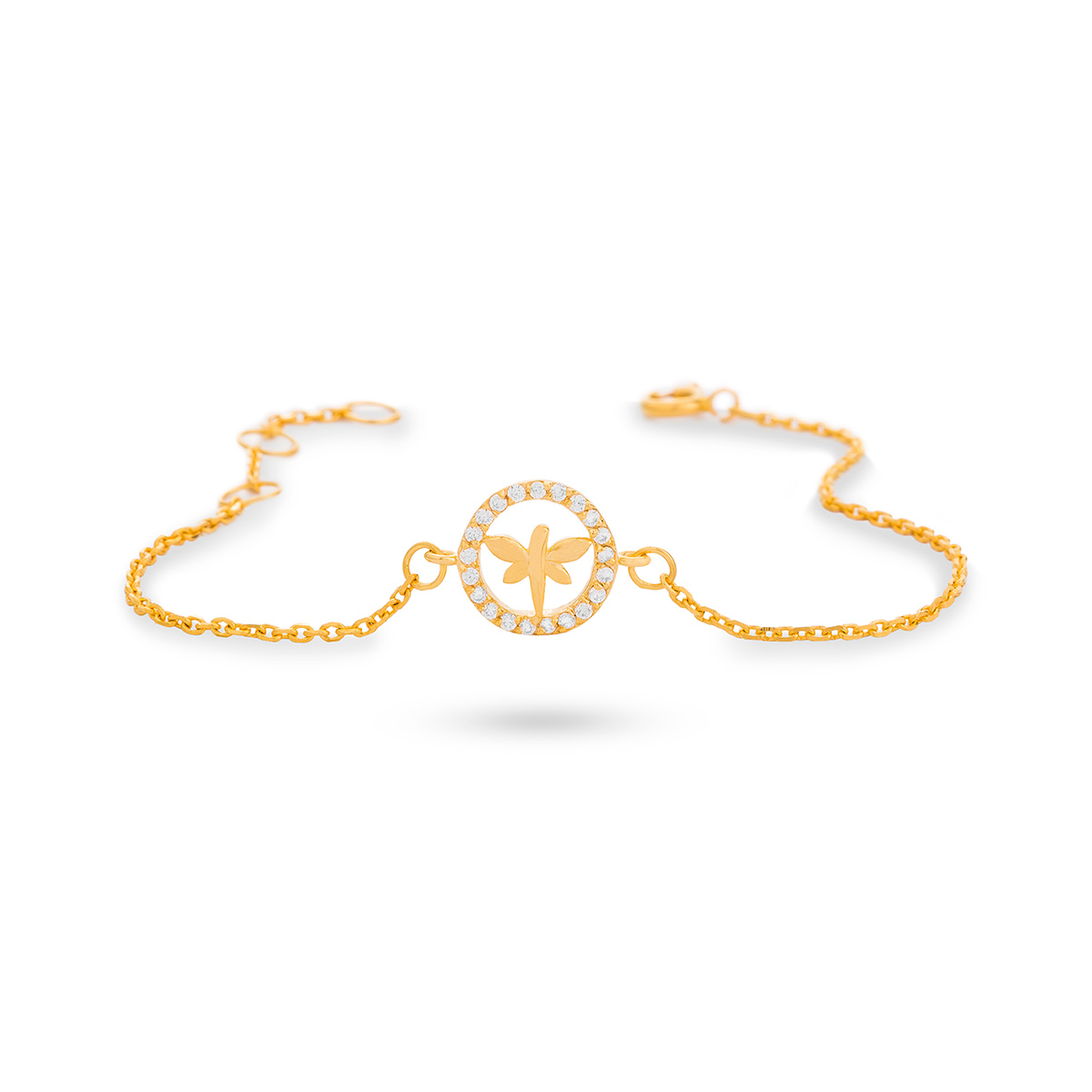 دستبند زنجير طلا  کد BM155