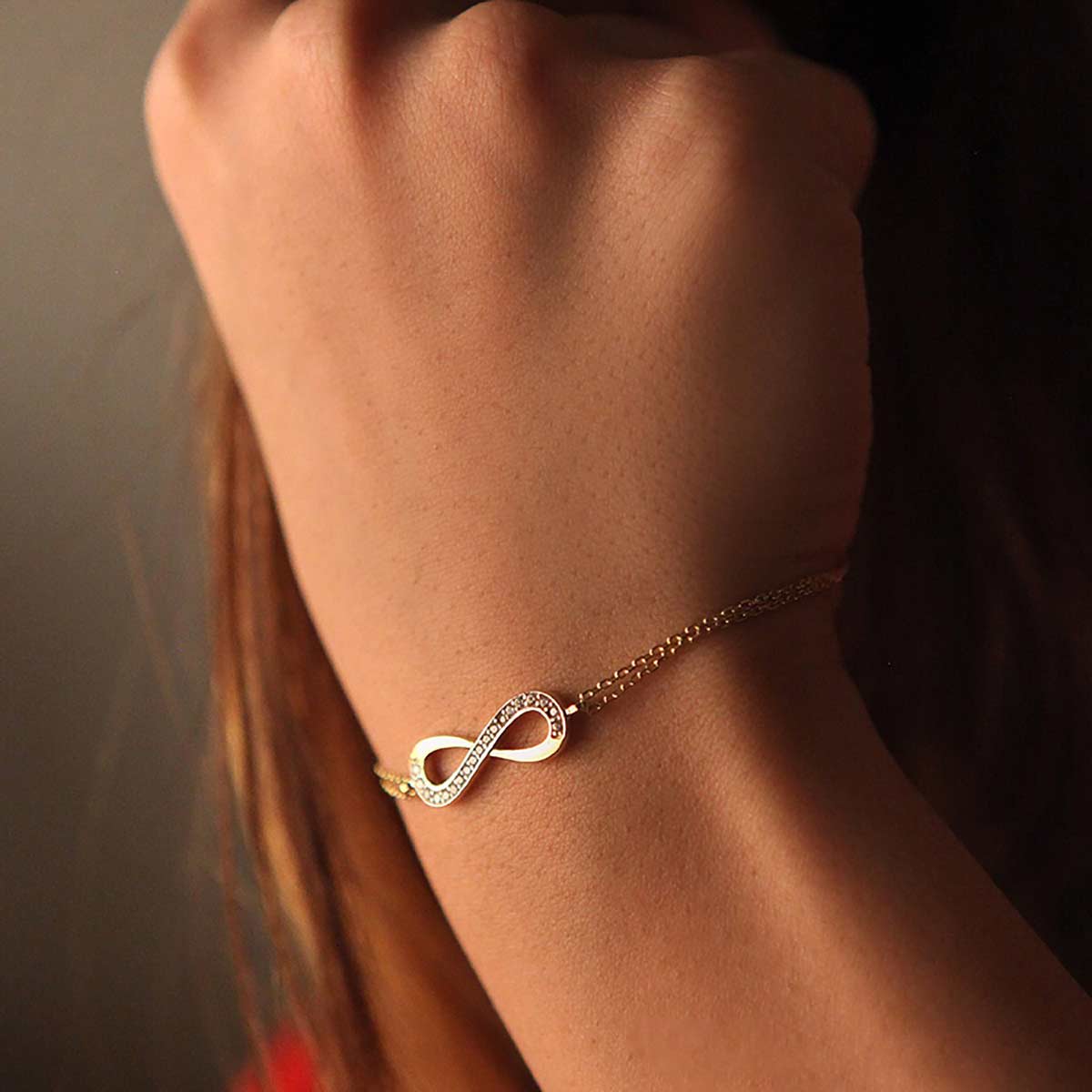 دستبند زنجير طلا  کد RS-185