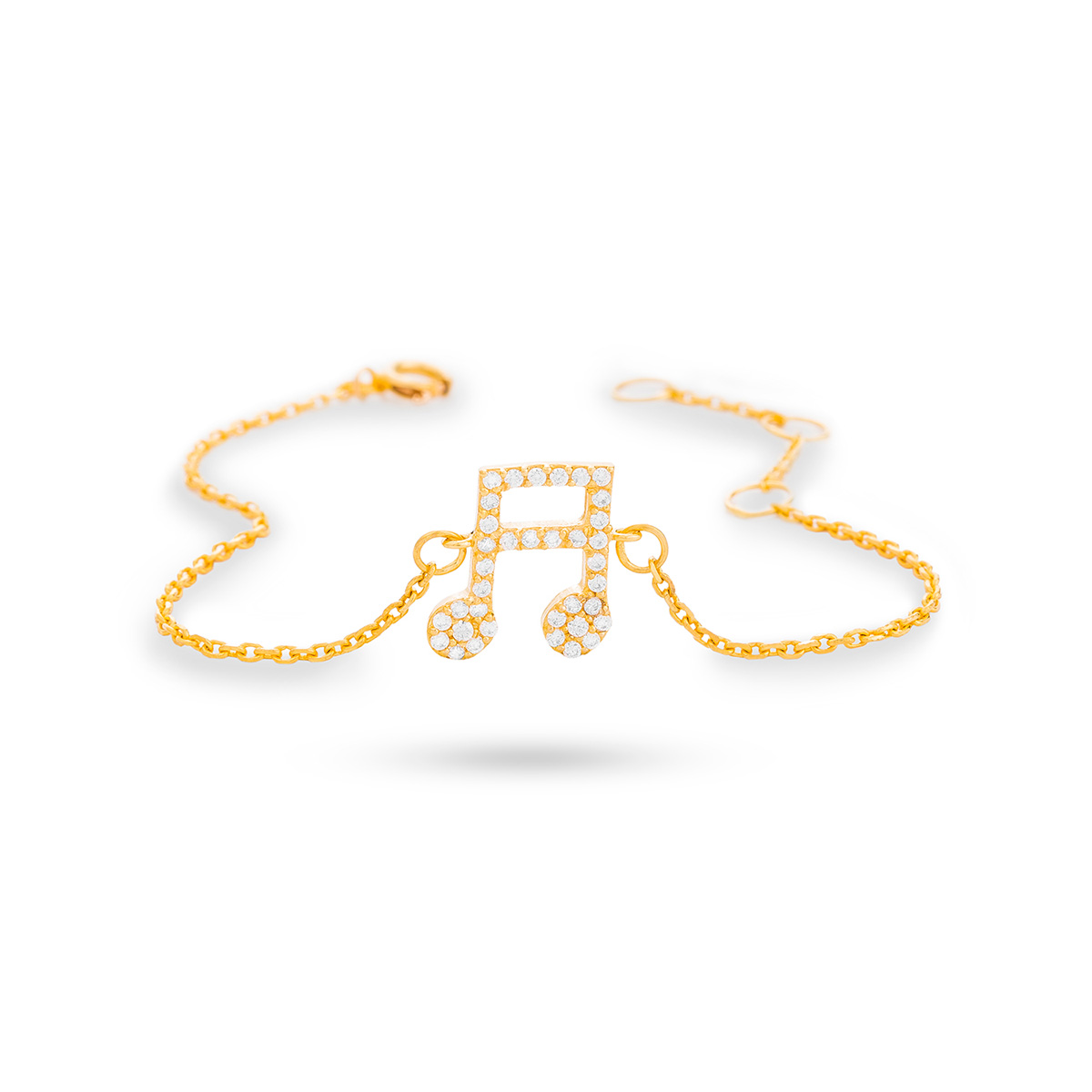 دستبند زنجير طلا  کد BM149