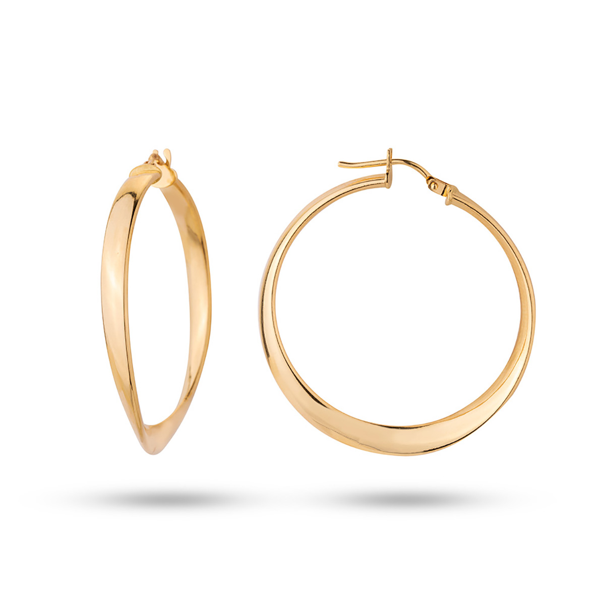 گوشواره دایره ضخیم کد EMR171