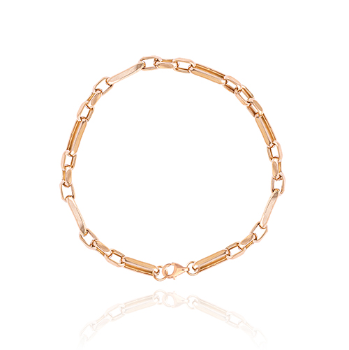 دستبند زنجير طلا  کد BMR236