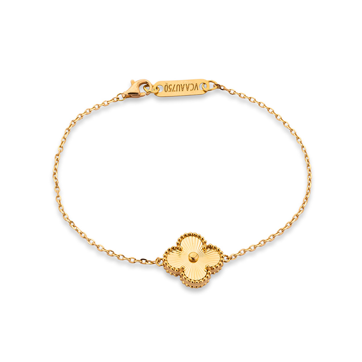 دستبند زنجير طلا  کد BM386