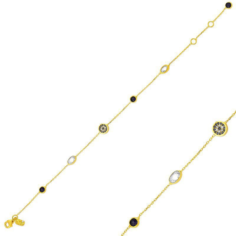 دستبند زنجير طلا  کد MRCB-21