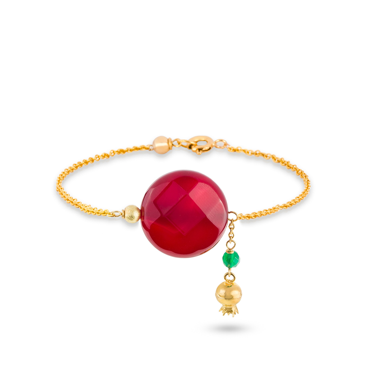 دستبند زنجير طلا  کد BT063