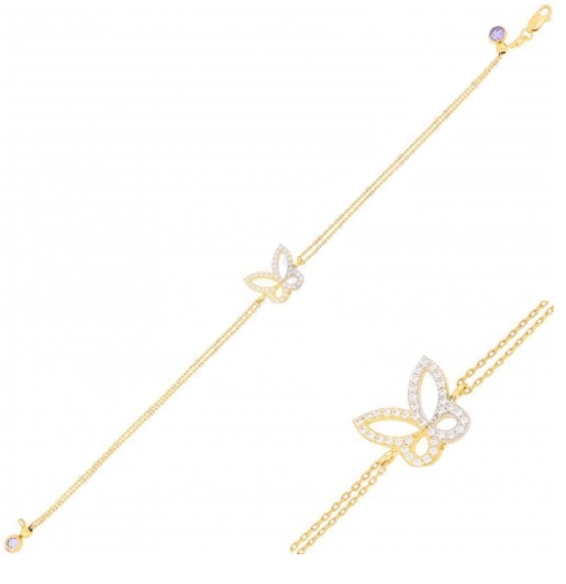 دستبند زنجير طلا  کد RSB-1277