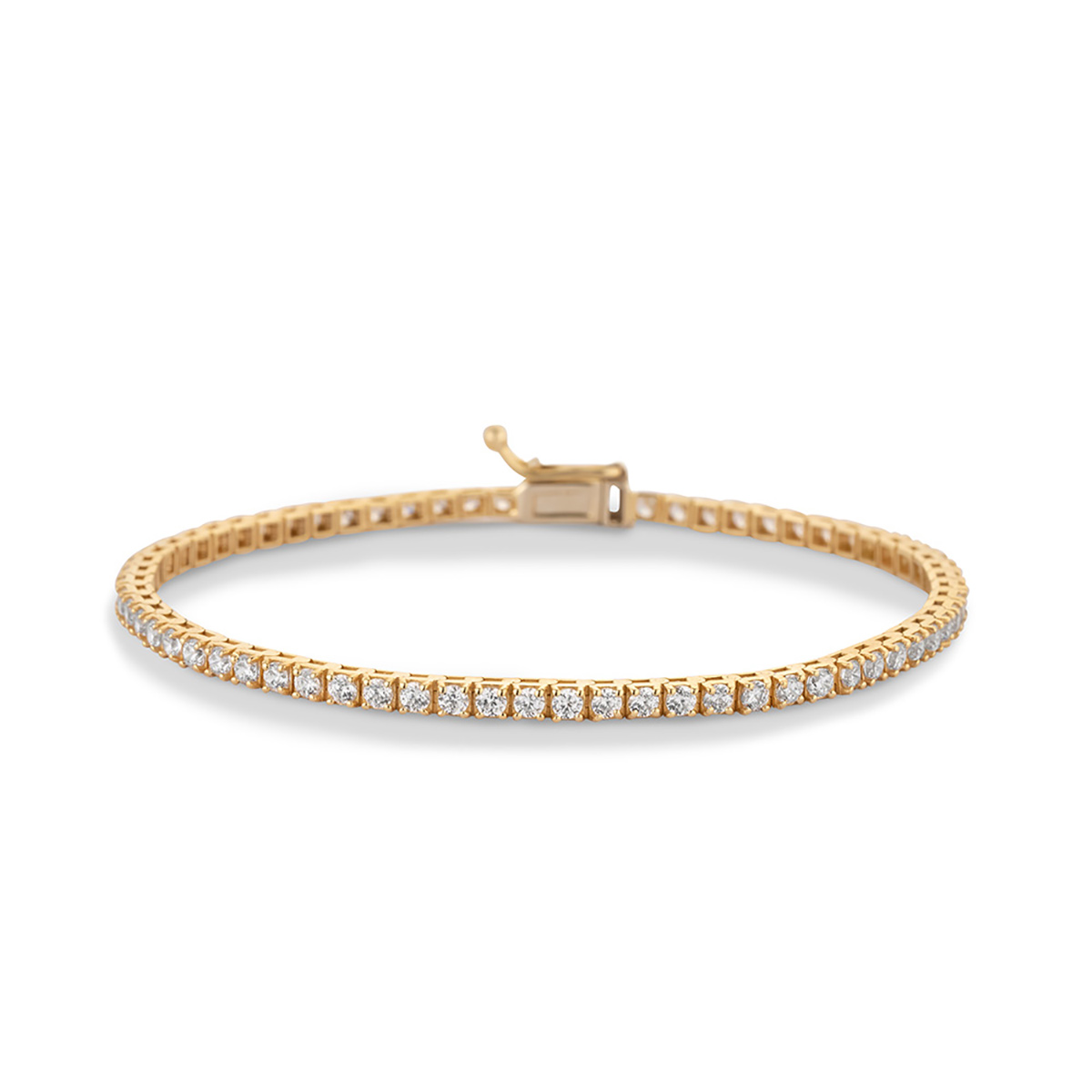 دستبند زنجير طلا تنیسی جدید کد BM441