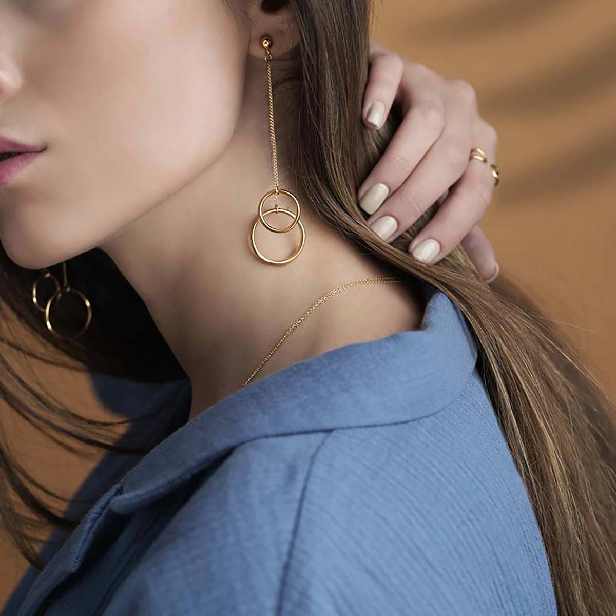 گوشواره  کد EMOH069