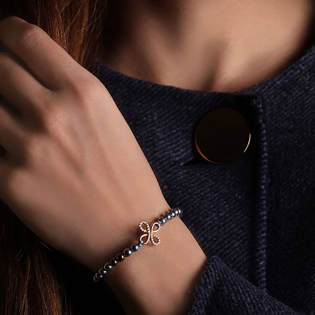 دستبند سنگی  کد BSH004