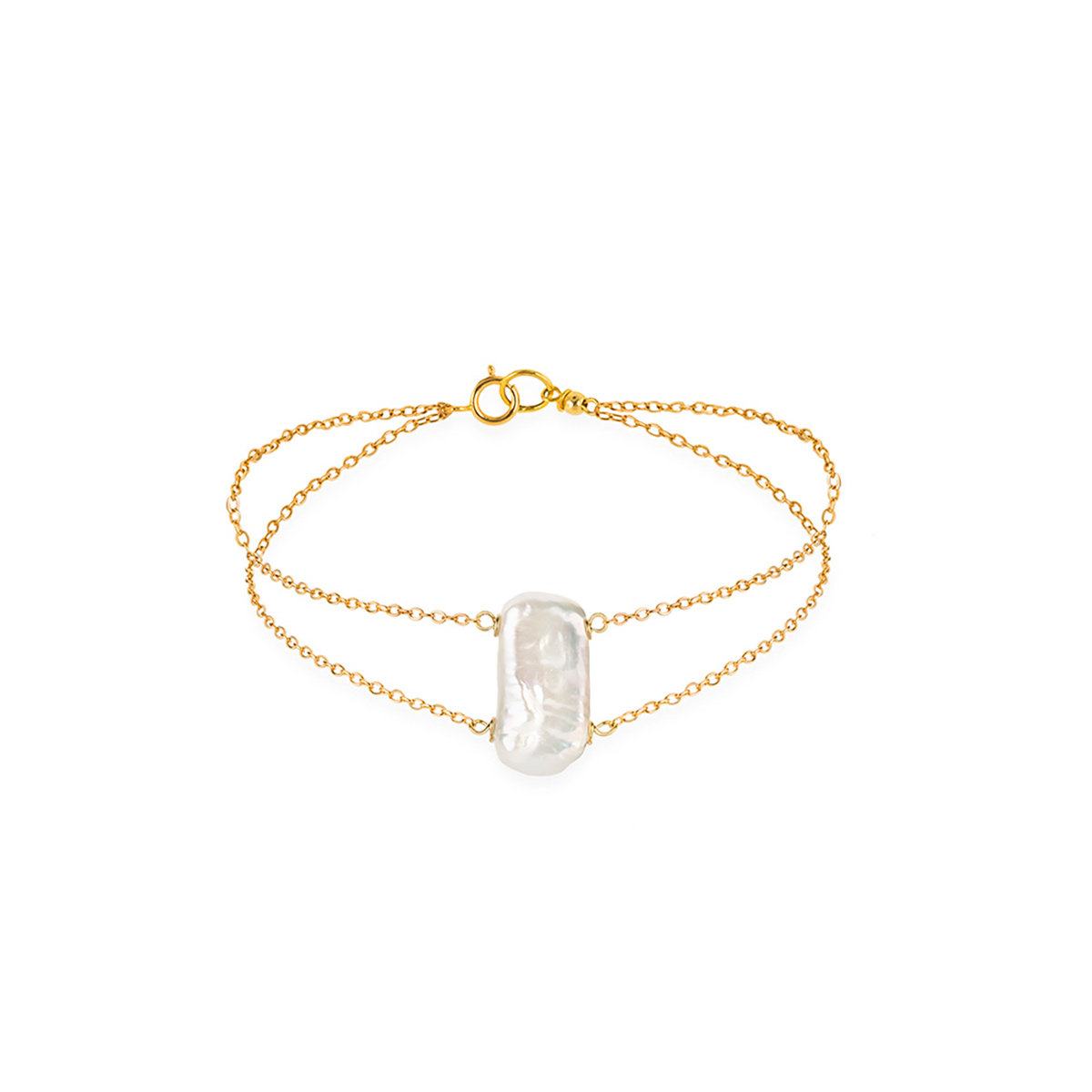 دستبند زنجير طلا  کد BT085