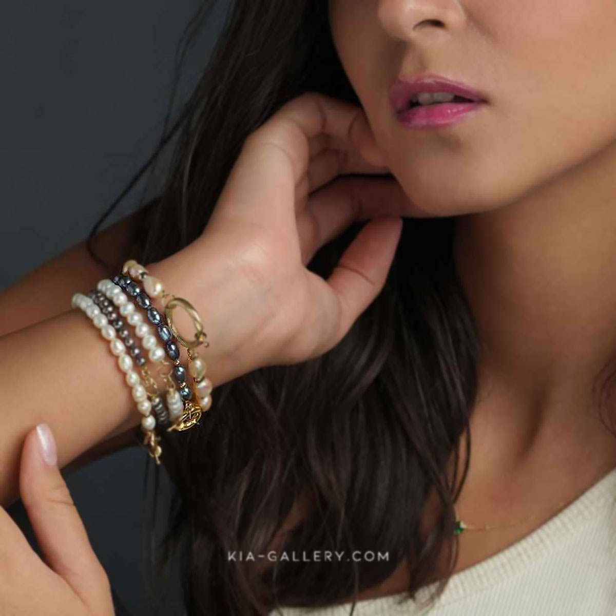 دستبند سنگی  کد BT139