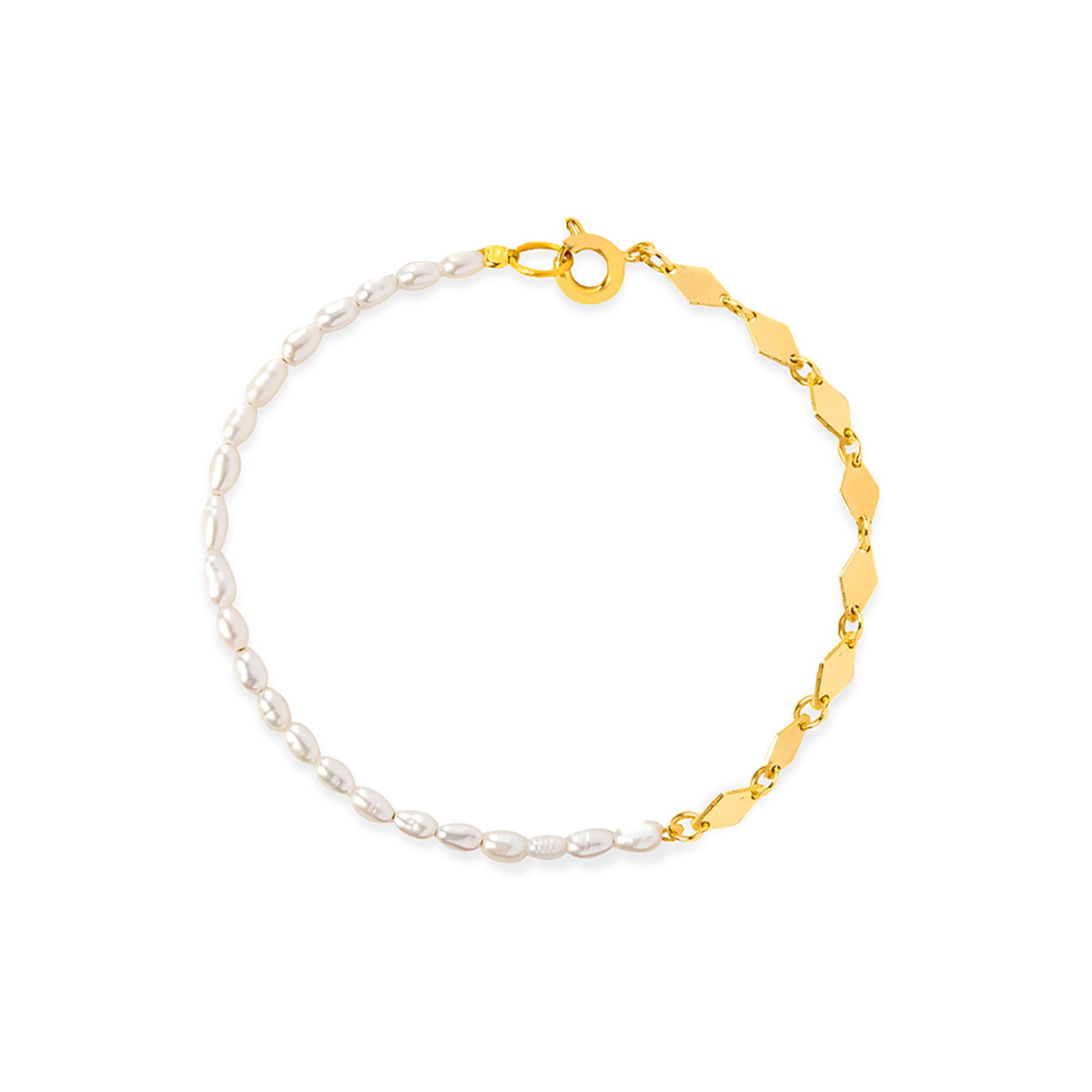 دستبند زنجير طلا  کد BT092