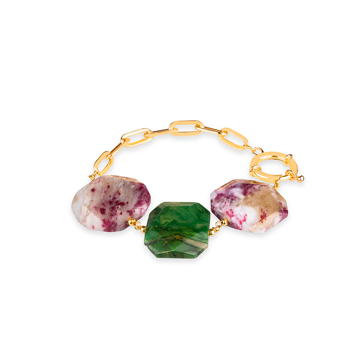 دستبند زنجير طلا  کد BT096