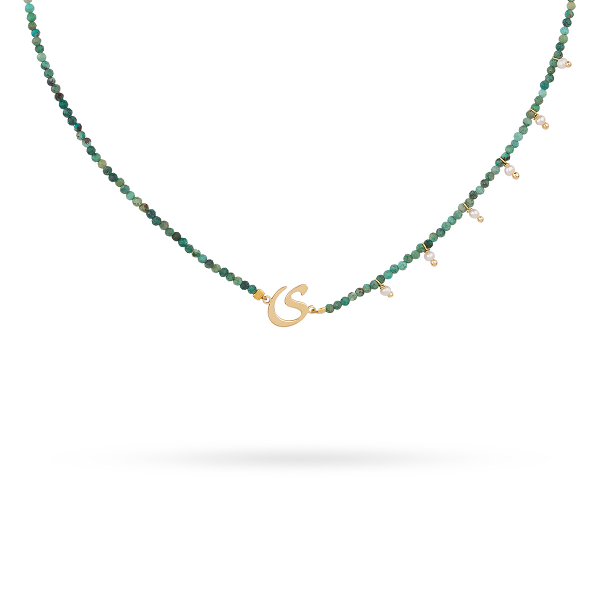 گردنبند حروف سنگی کد NT202