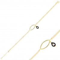 دستبند زنجير طلا  کد RSB-1022