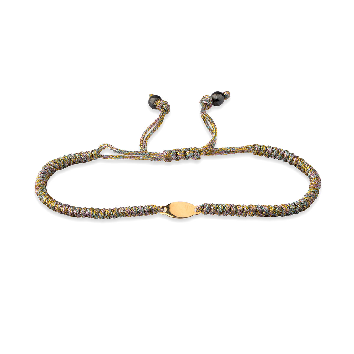 دستبند سنگی بیضی لیزری کد LMB086