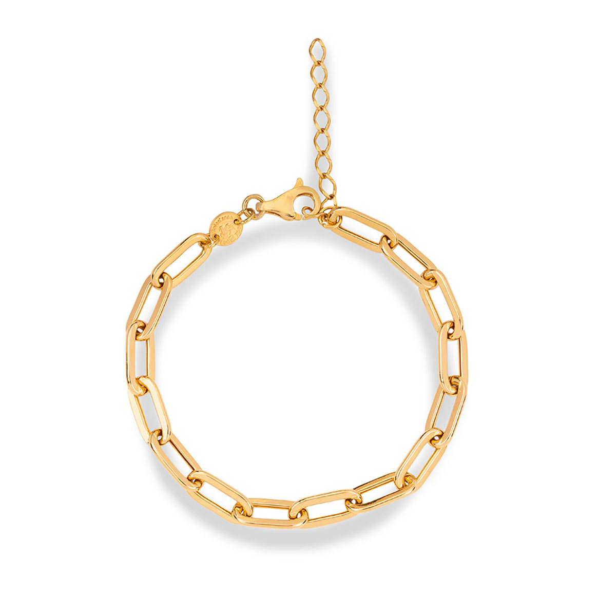 دستبند زنجير طلا  کد BMR509