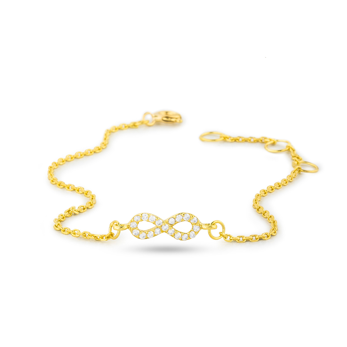 دستبند زنجير طلا  کد BM142