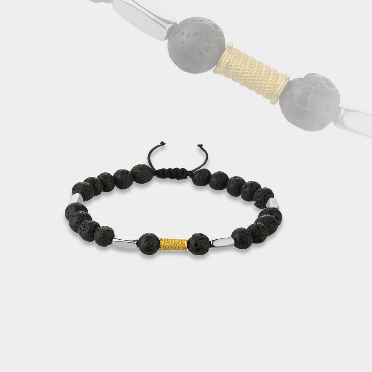 دستبند سنگی  کد BSH136