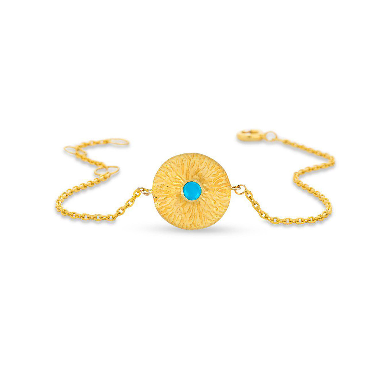 دستبند زنجير طلا  کد BM316