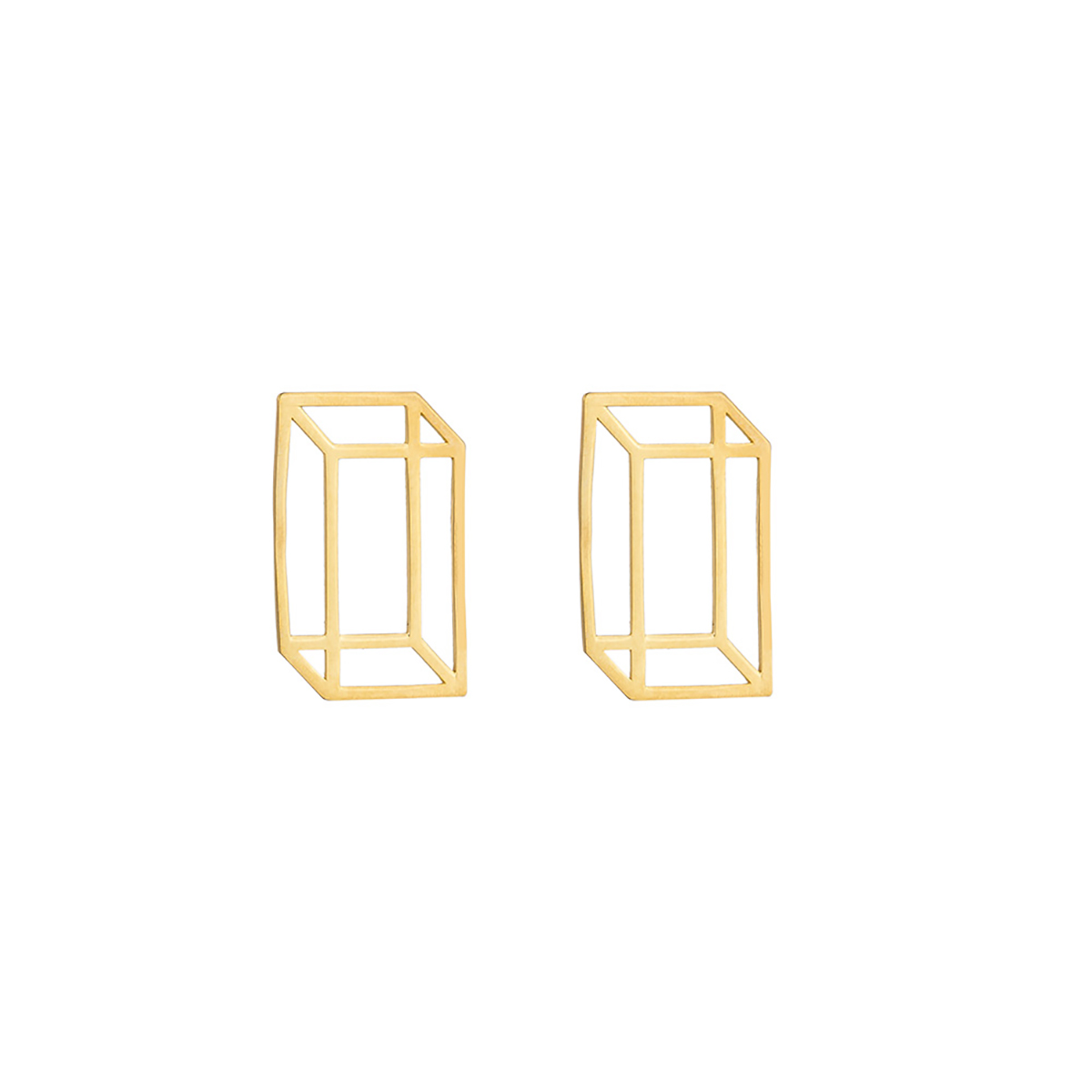 گوشواره مستطیل سه بعدی لیزری کد LME114