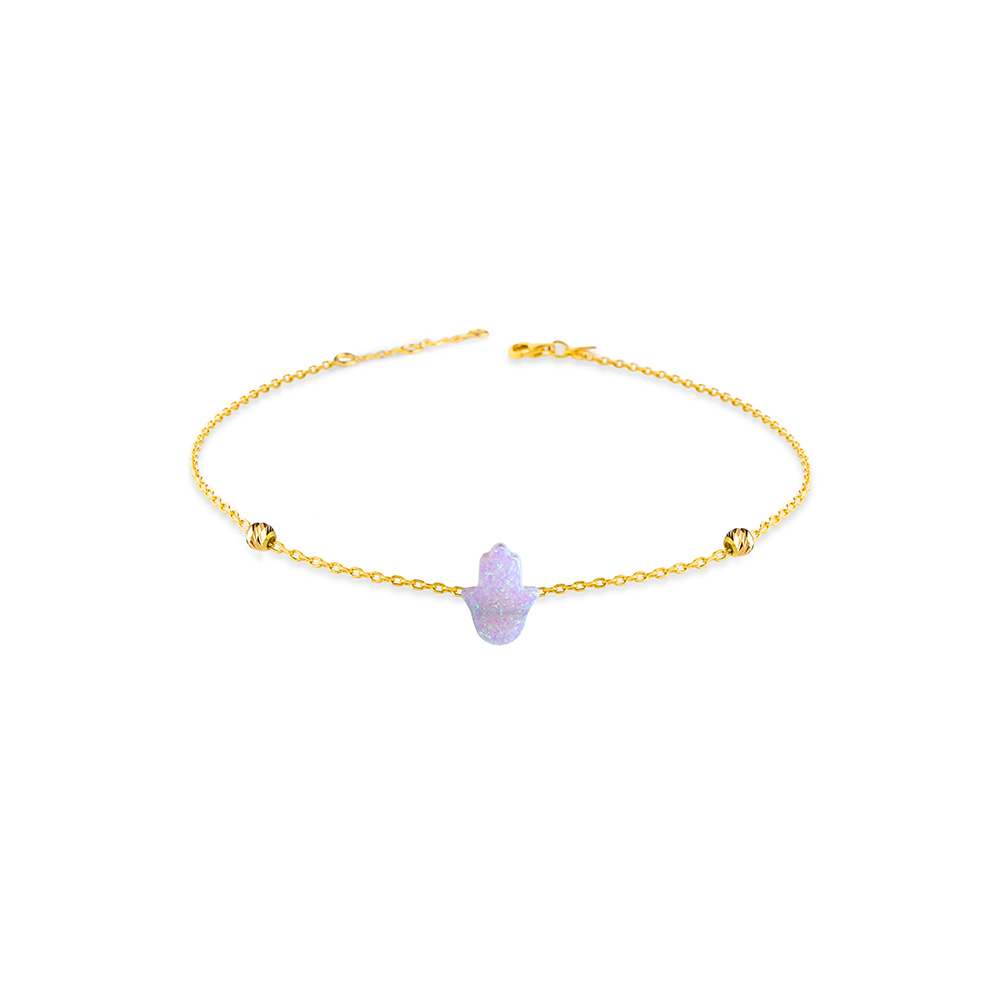 دستبند زنجير طلا  کد RSB-1194