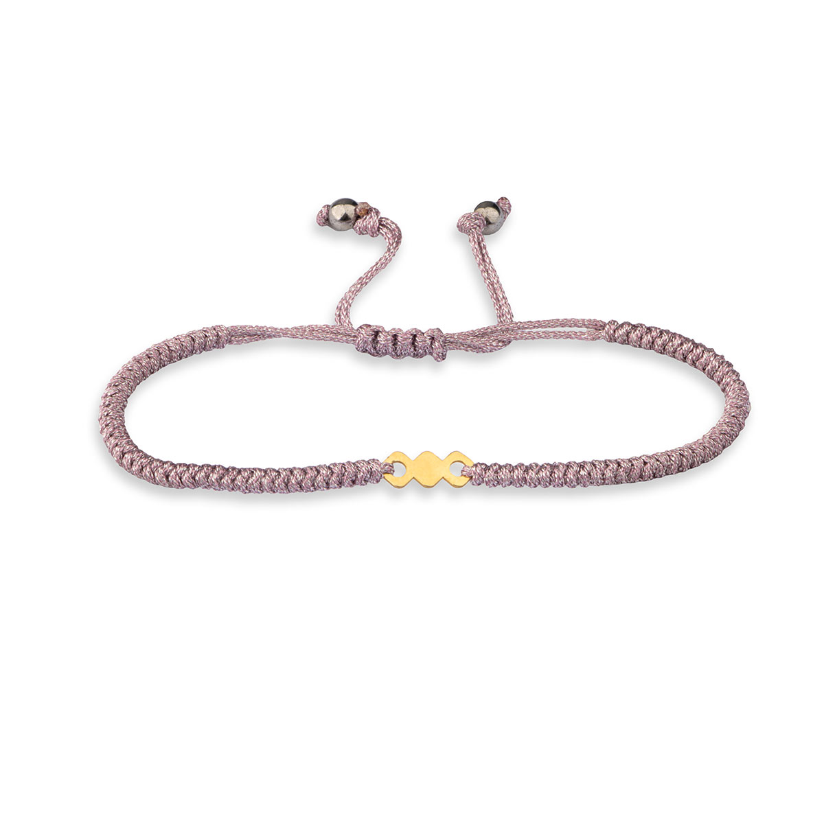 دستبند سنگی سه لوزی لیزری کد LMB091