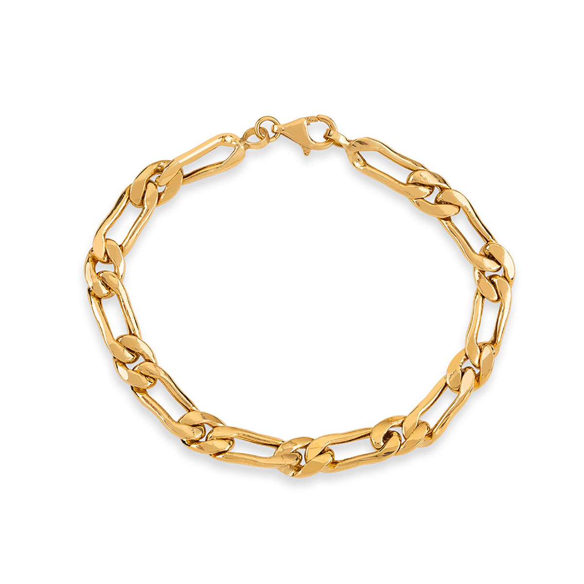 دستبند زنجير طلا  کد BMR512