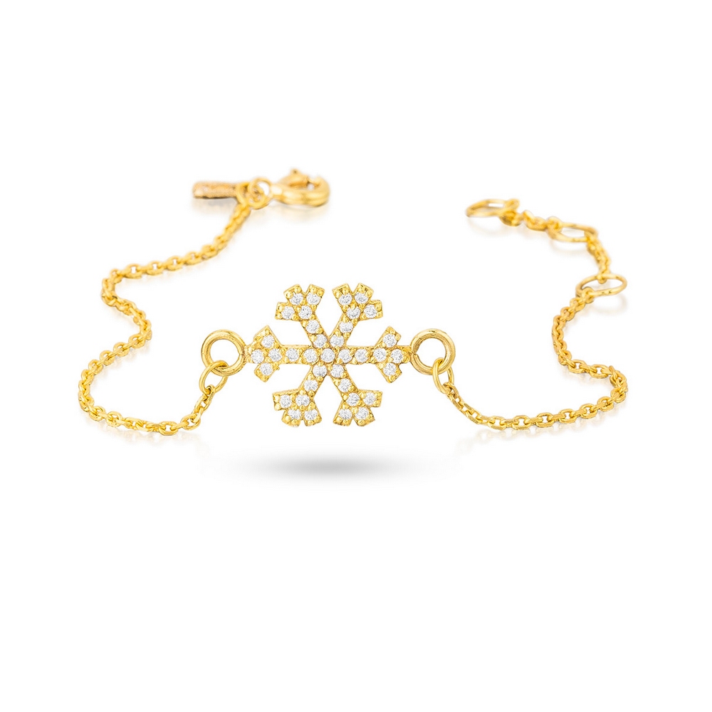 دستبند زنجير طلا  کد BM118