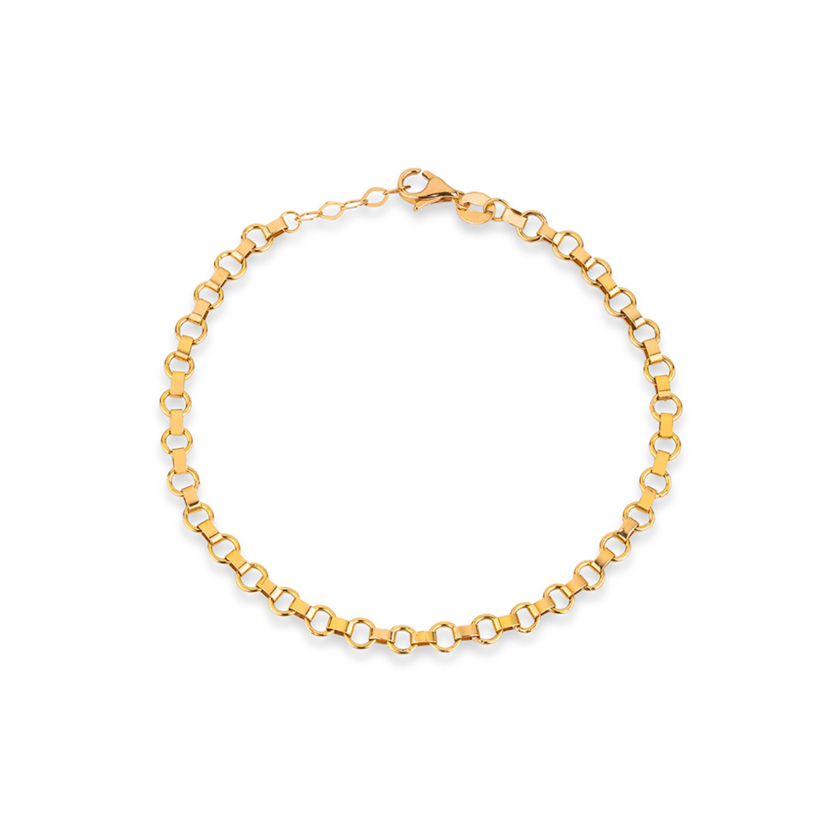 دستبند زنجير طلا  کد BMOH119